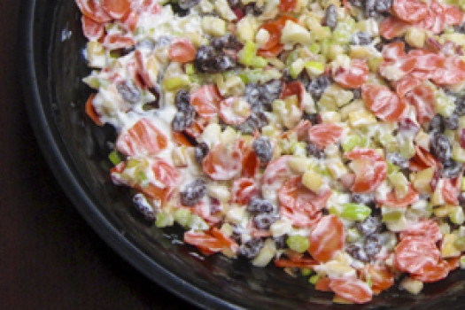 Apple Salad with Sweet & Tangy Yogurt Dressing