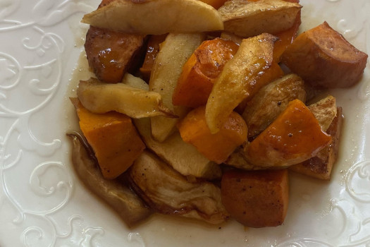 Baked Apples and Sweet Potatoes