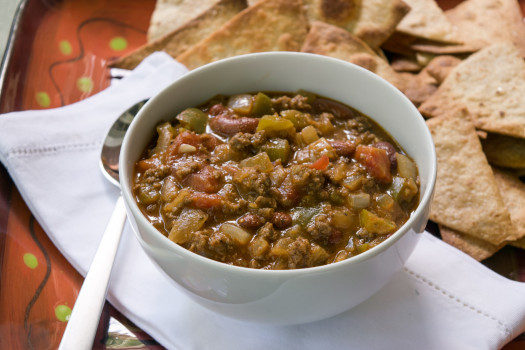 Beef and Bean Chile Verde