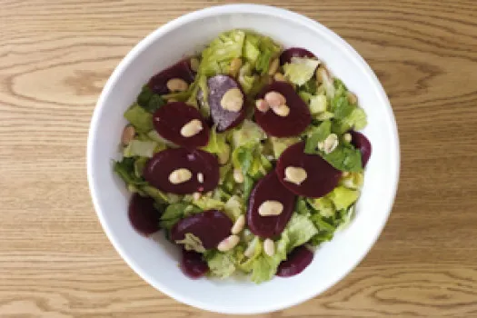 Beets, Beans, and Greens Salad