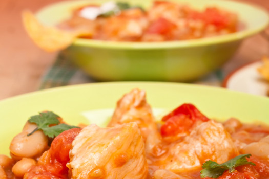 Chicken Soup with Chiles