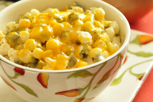 Chili Cheese Hominy