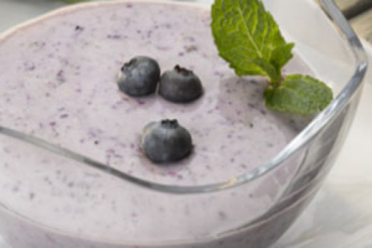 Chilled Blueberry Soup