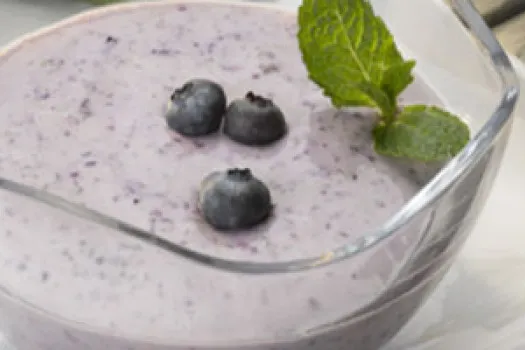 Chilled Blueberry Soup