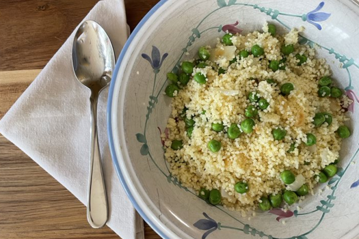 Couscous with Peas and Onions