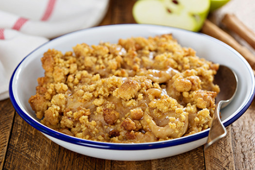 Fat-Free Apple Crumb Dessert