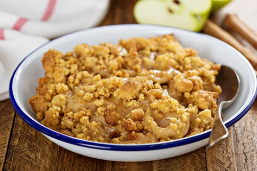 Fat-Free Apple Crumb Dessert