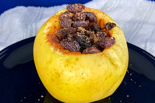 Festive Microwave Baked Apples