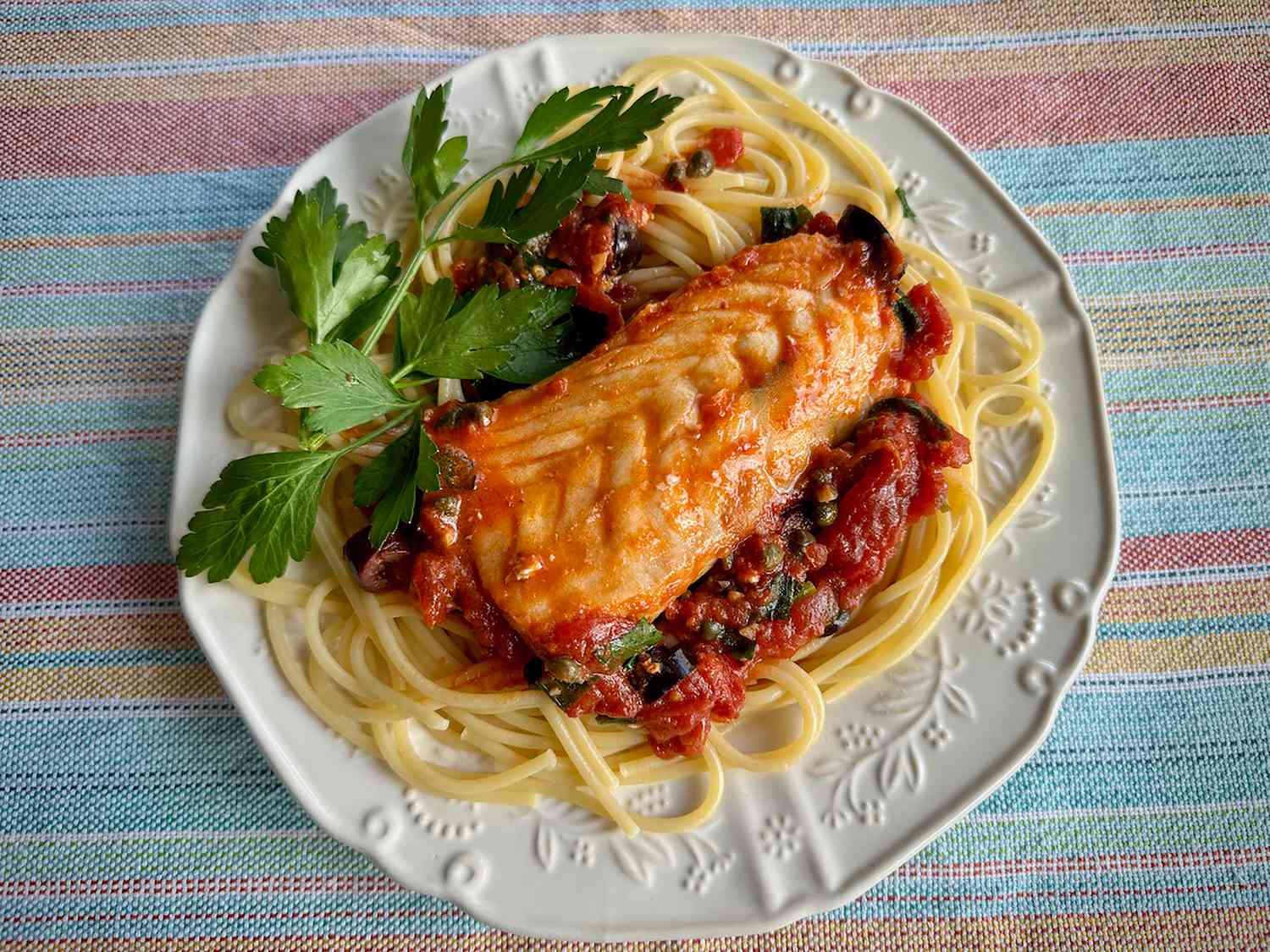 Fish Puttanesca