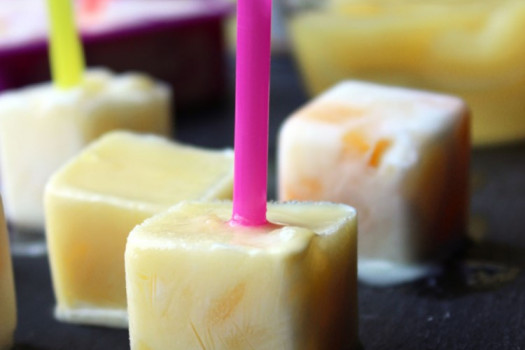 Frozen Pear Pops