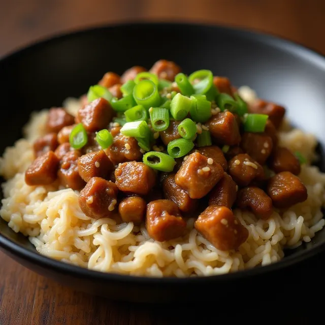 Teriyaki Ground Beef Skillet