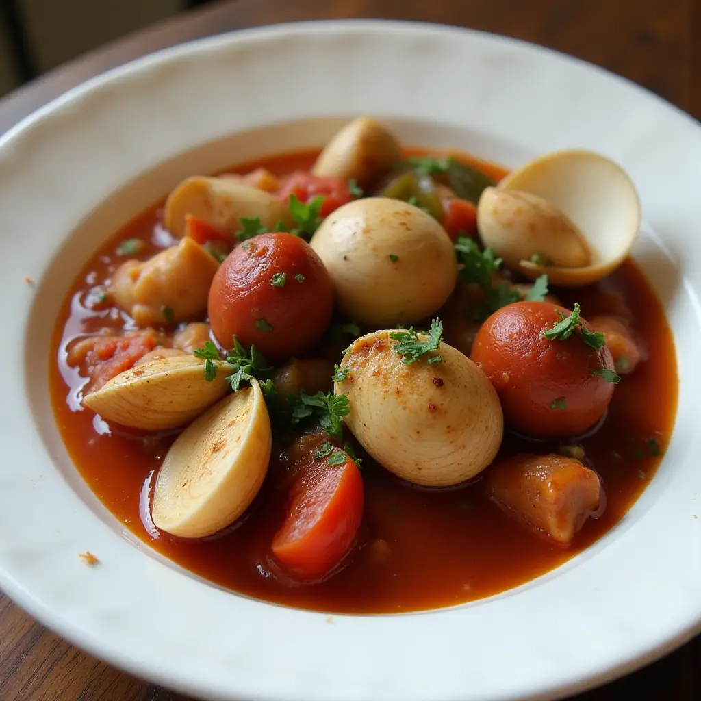 Clams and Chourico