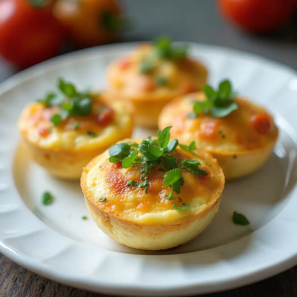 Sun-Dried Tomato and Goat Cheese Sous Vide Egg Bites