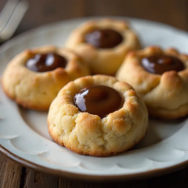 Sticky Toffee Pudding Thumbprints