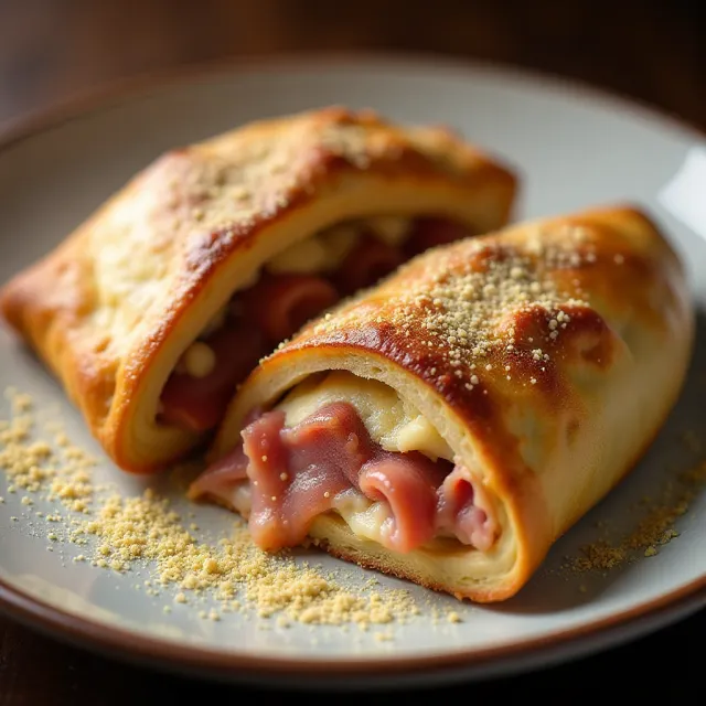Chef John's Ham and Cheese Calzones