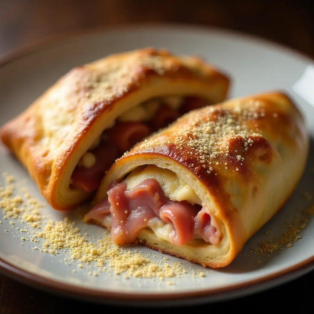 Chef John's Ham and Cheese Calzones