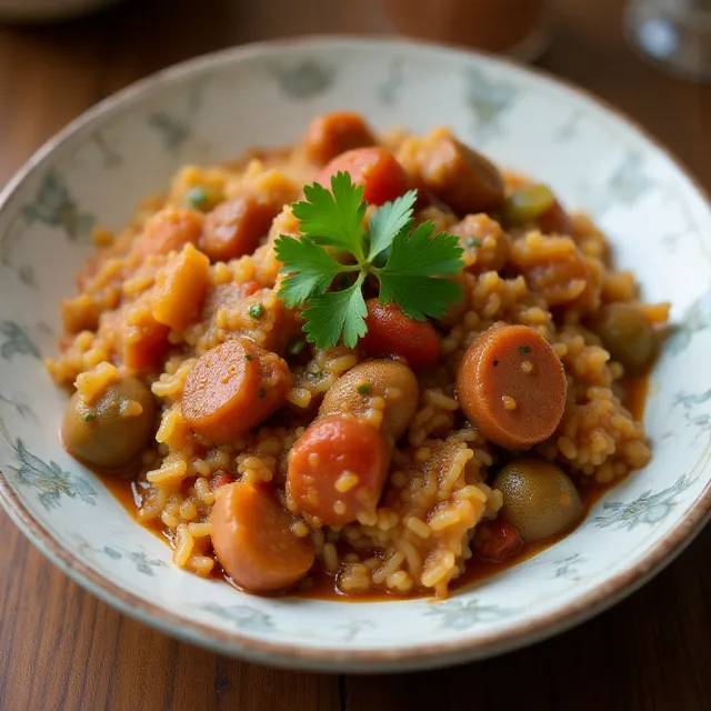 Slow Cooker Jambalaya (Vegan)