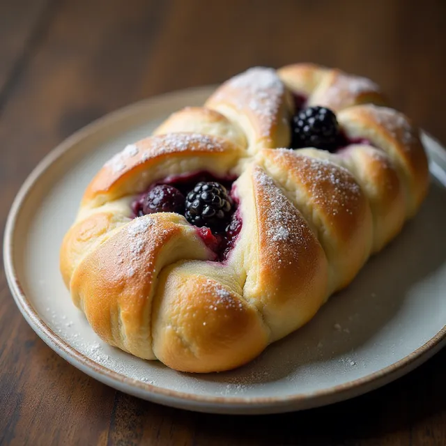 Blackberry Pastry Bread
