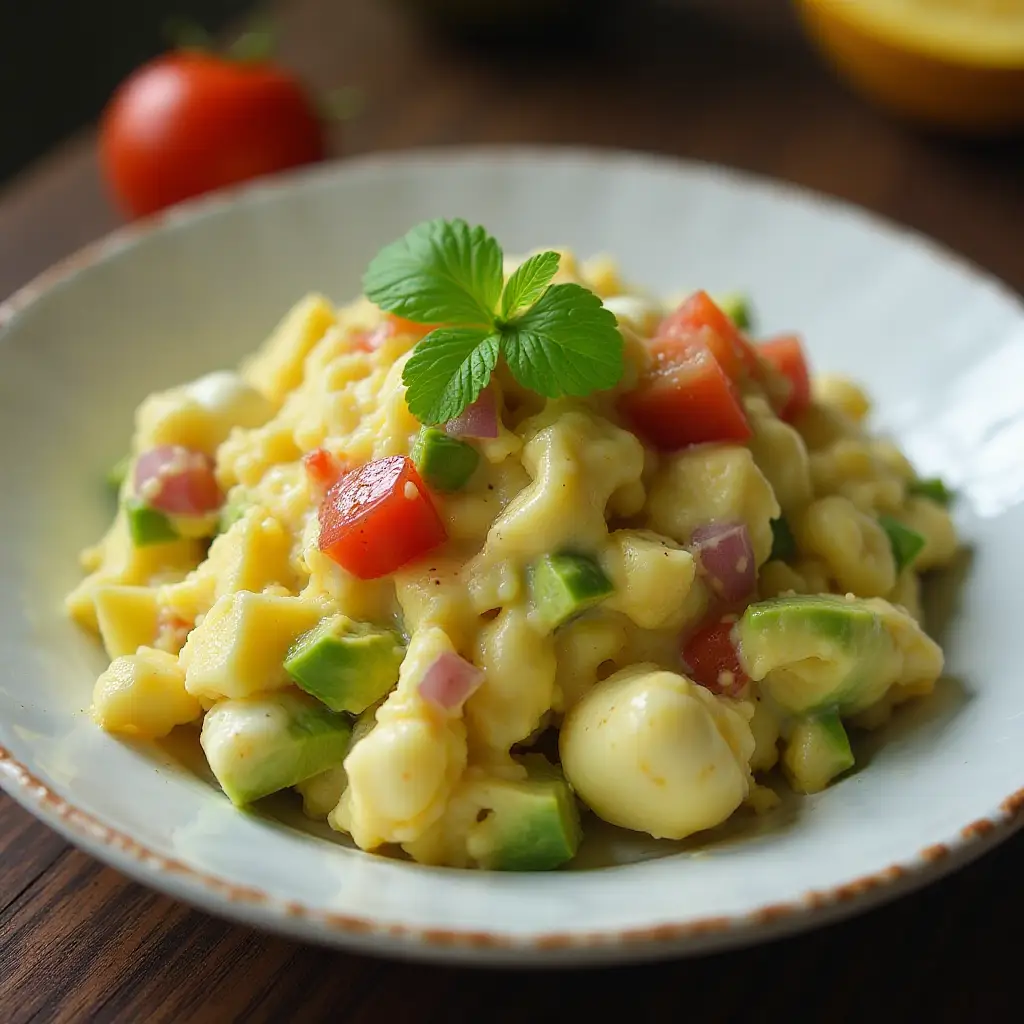 Creamy Avocado Egg Salad