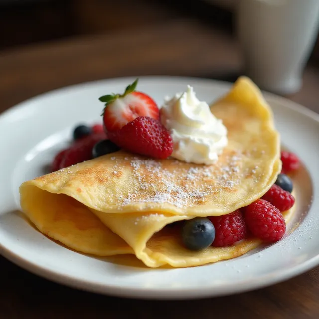 Dessert Crepes