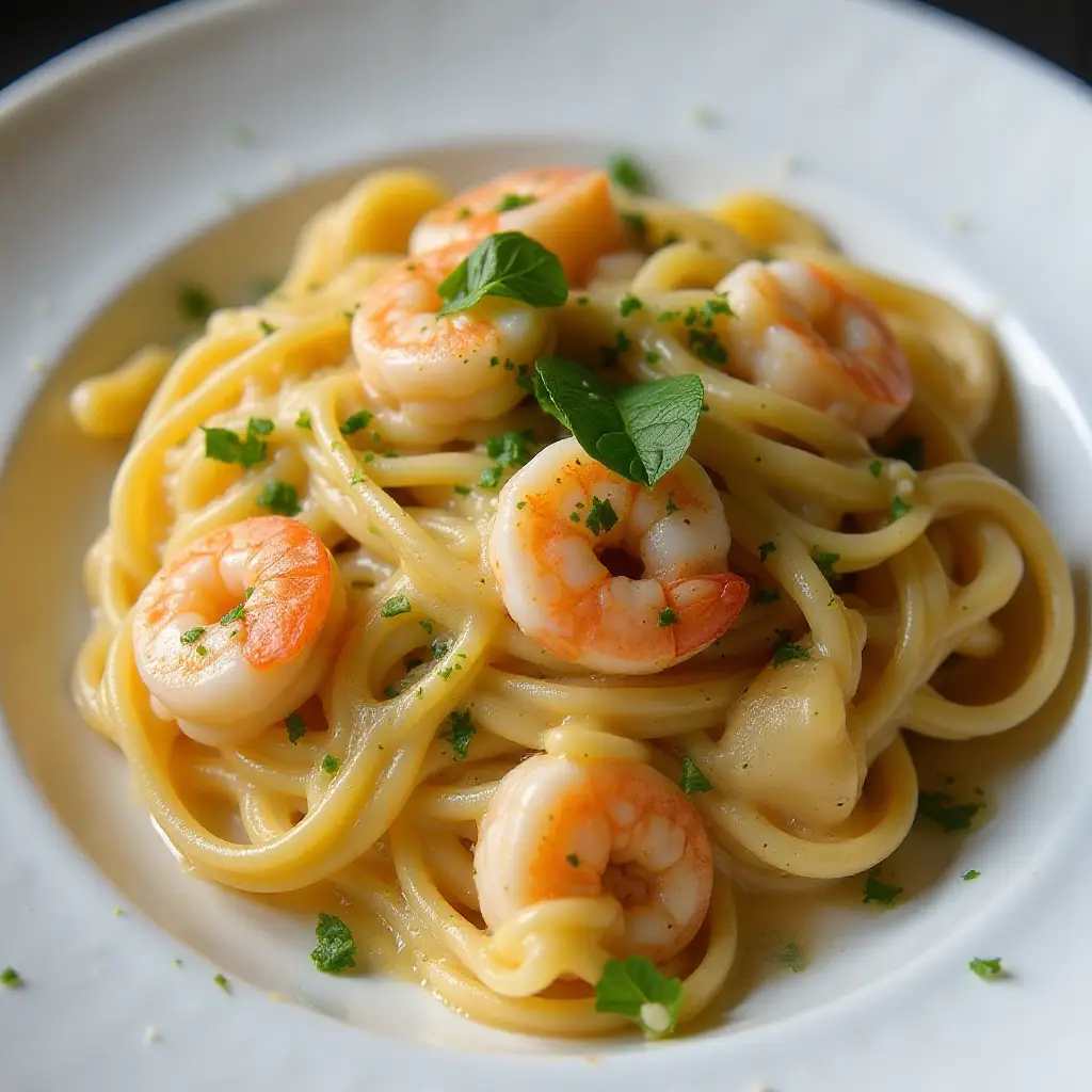Shrimp Linguine