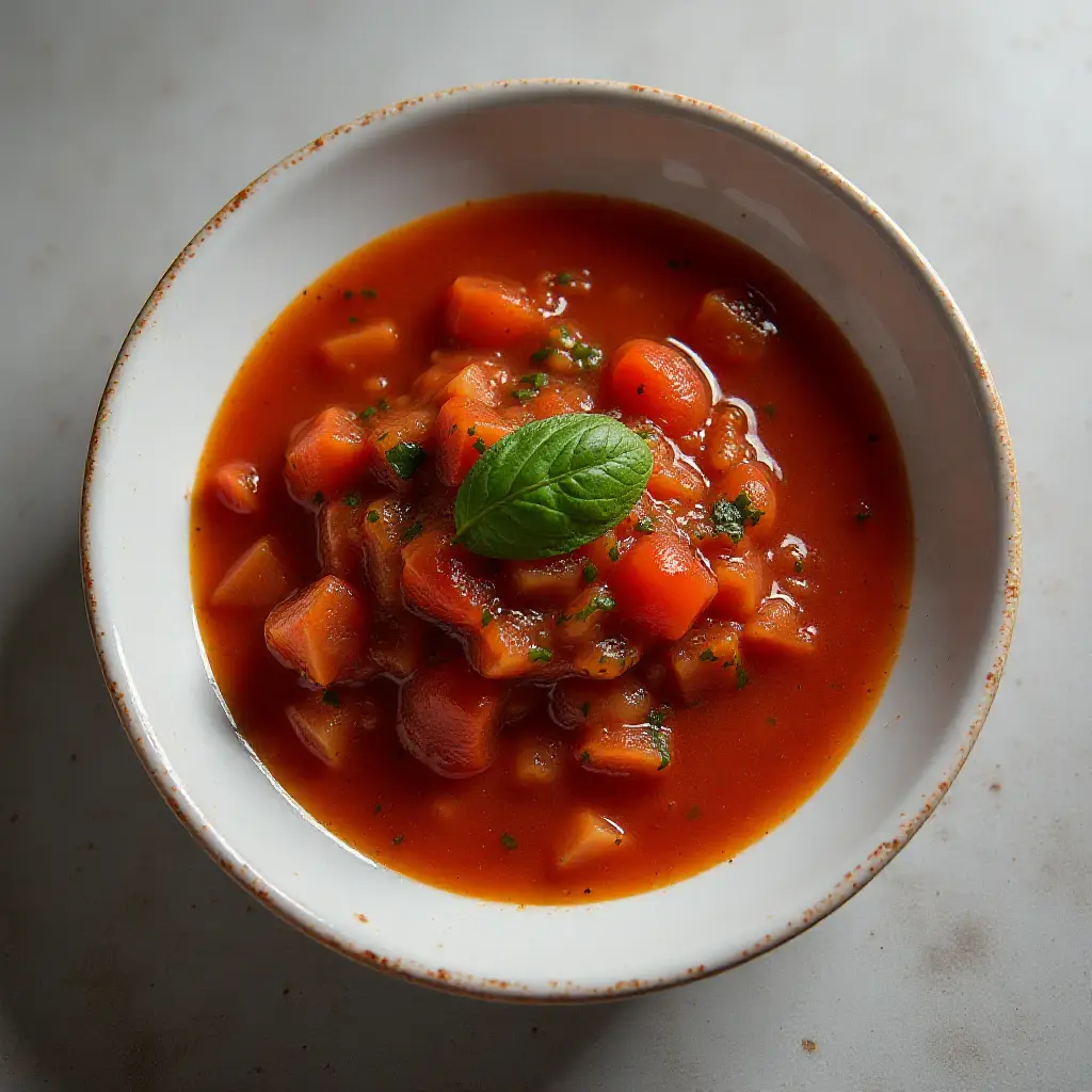 Sweet and Mild Cooked Tomato Salsa