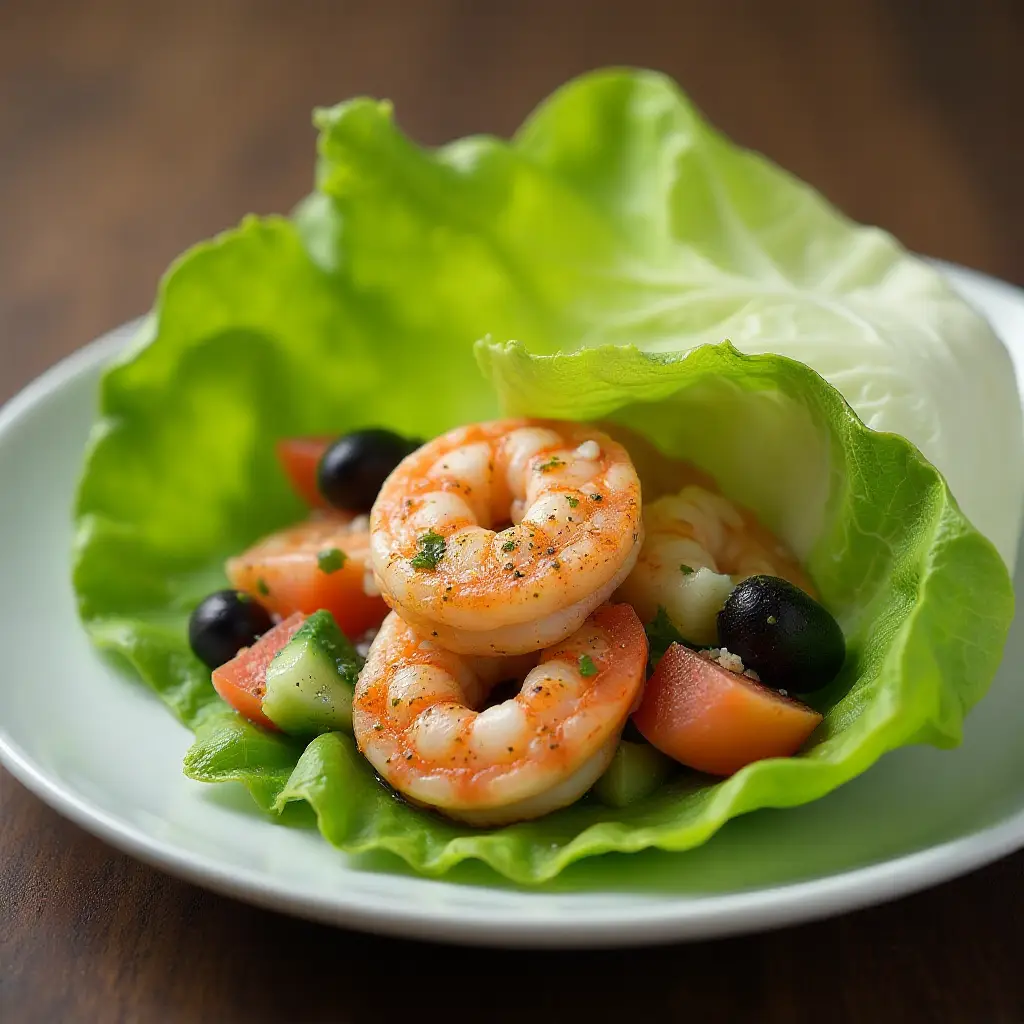 Shrimp Lettuce Wraps