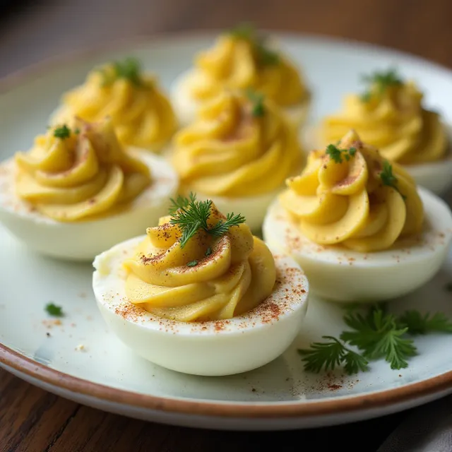 Mediterranean Deviled Eggs