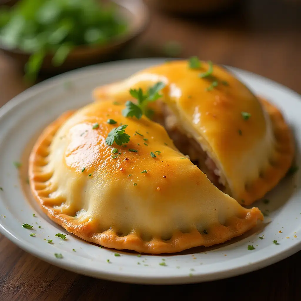 Ham, Cheese, and Hard-boiled Egg Empanadas