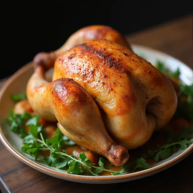 Spicy Rapid Roast Chicken