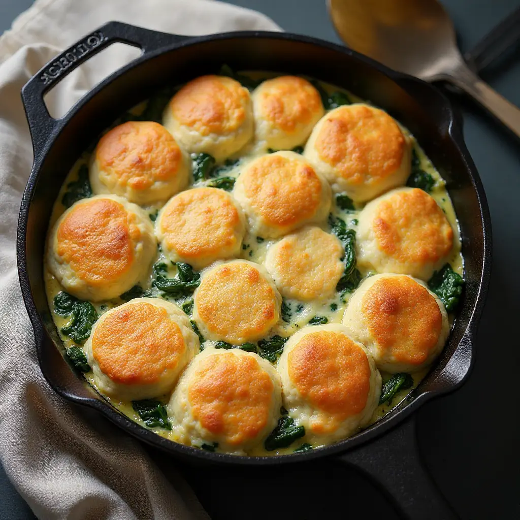Spinach Feta Skillet Dip