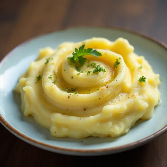 Roasted Garlic Parmesan Mashed Potatoes