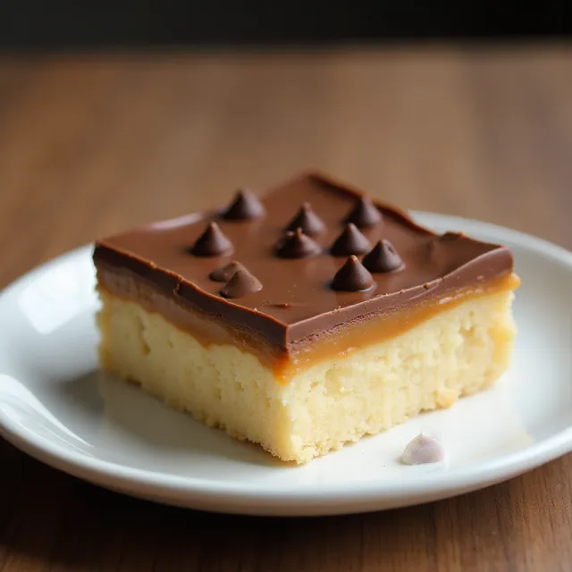 Caramel Shortbread Squares