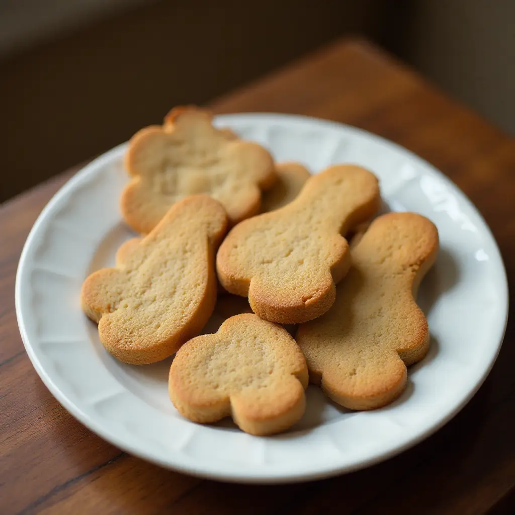 Peanut Butter and Banana Dog Biscuits