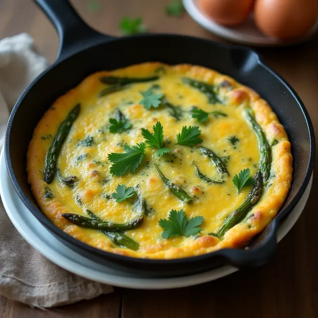 Easy Asparagus Frittata