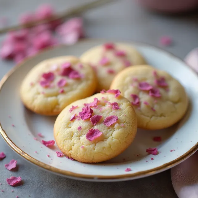 Rose Petal Cookies