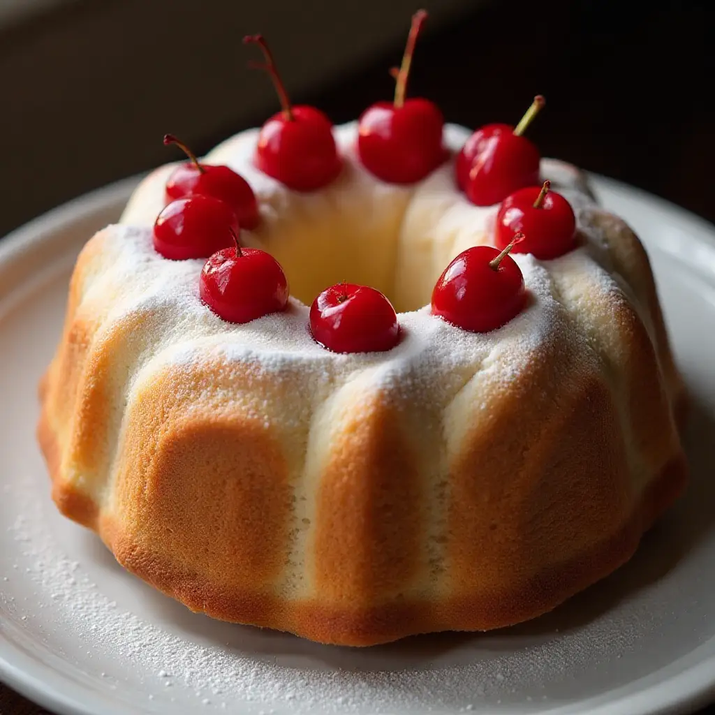 Cherry Angel Food Cake