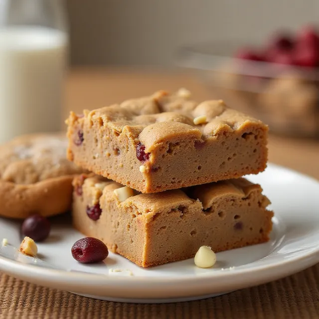 Becel Anything Goes Cookie Dough Festive Gingerbread Cookie Bars