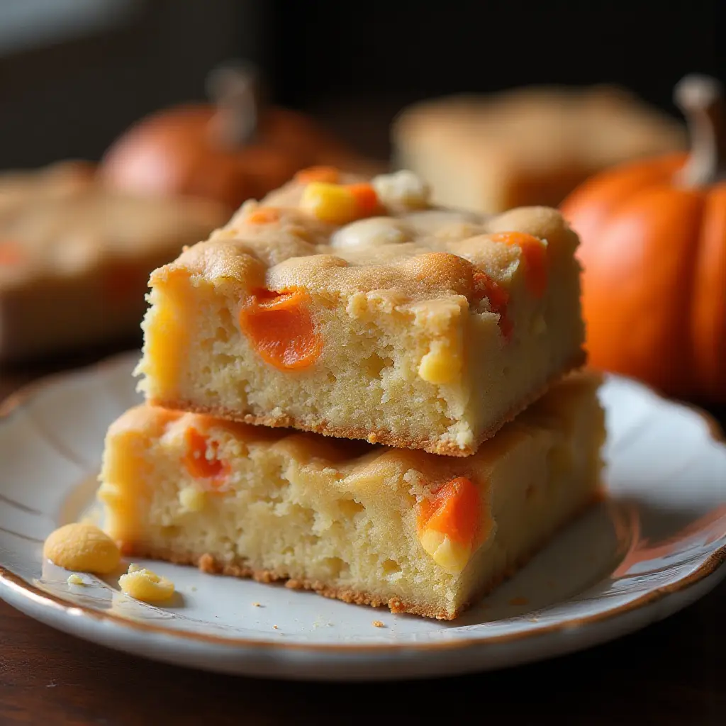 Halloween Candy Blondies