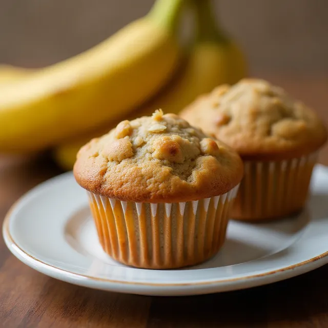 Banana Oat Muffins