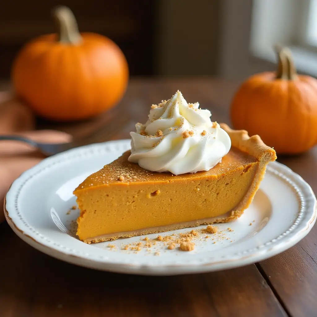 Dairy-Free Honey Pumpkin Pie