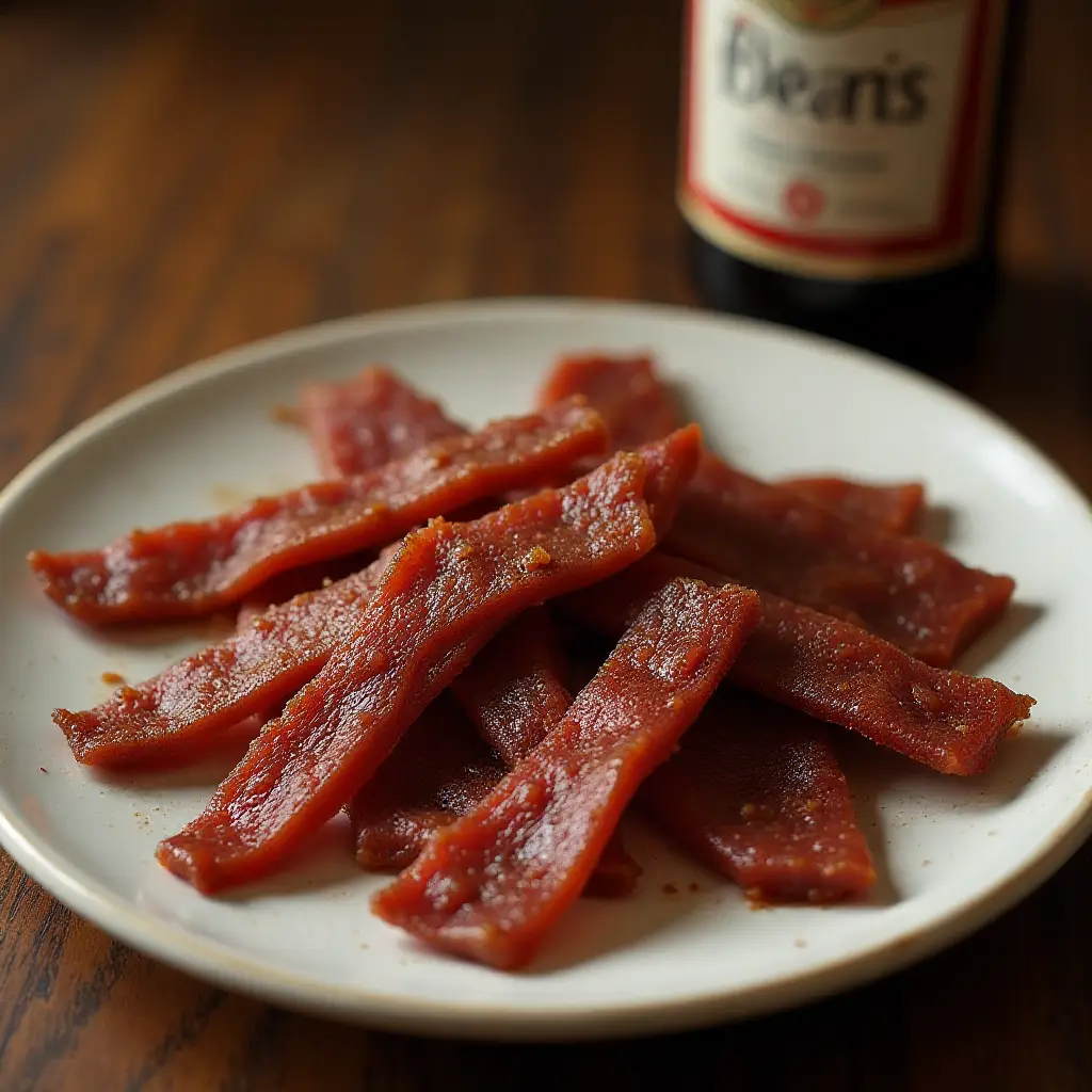 Beer-Marinated Deer Jerky