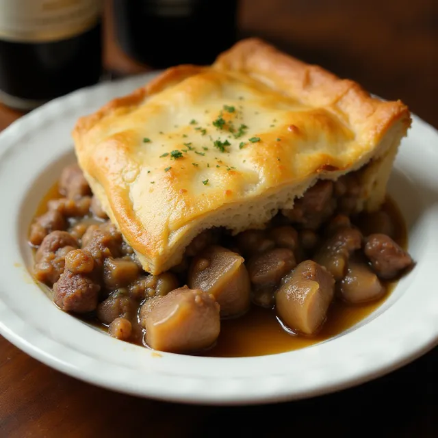 Steak and Irish Stout Pie