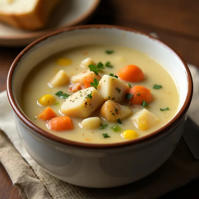 Slow-Cooker Fish Chowder
