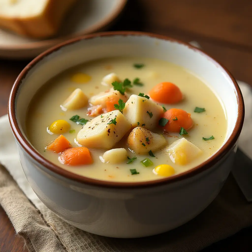 Slow-Cooker Fish Chowder