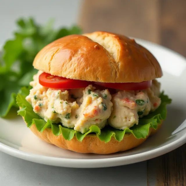 No-Mayo Chicken Salad Sandwiches
