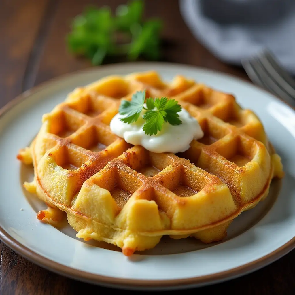 Hash Brown Waffles