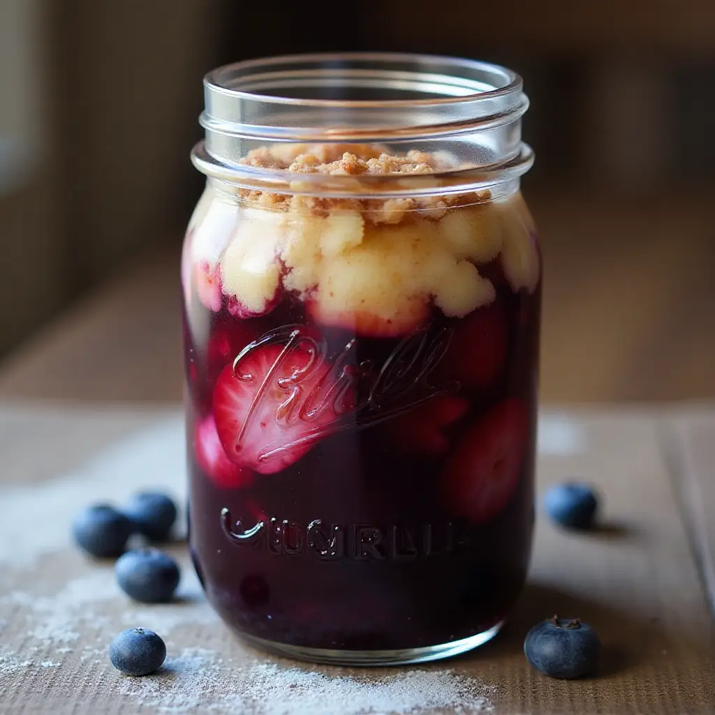 Blueberry Pie in a Jar