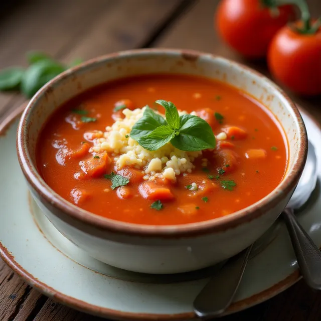 Tomato Gorgonzola Soup