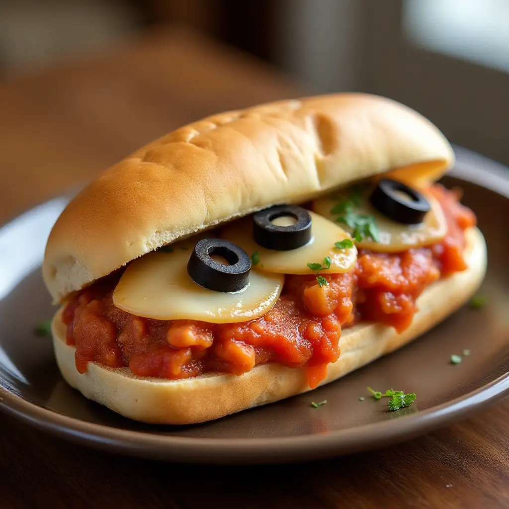 Chicken Cacciatore Sandwich